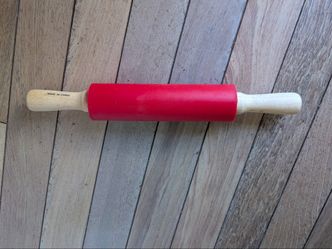 Silicone rolling pin - relatively short