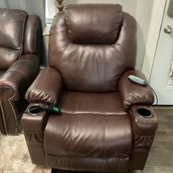 Faux Leather Reclining Massage Chair