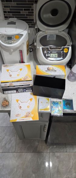 Pokemon 30th Anniversary Box with accessories