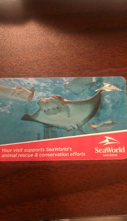 SeaWorld ticket valid Friday 12/13 only