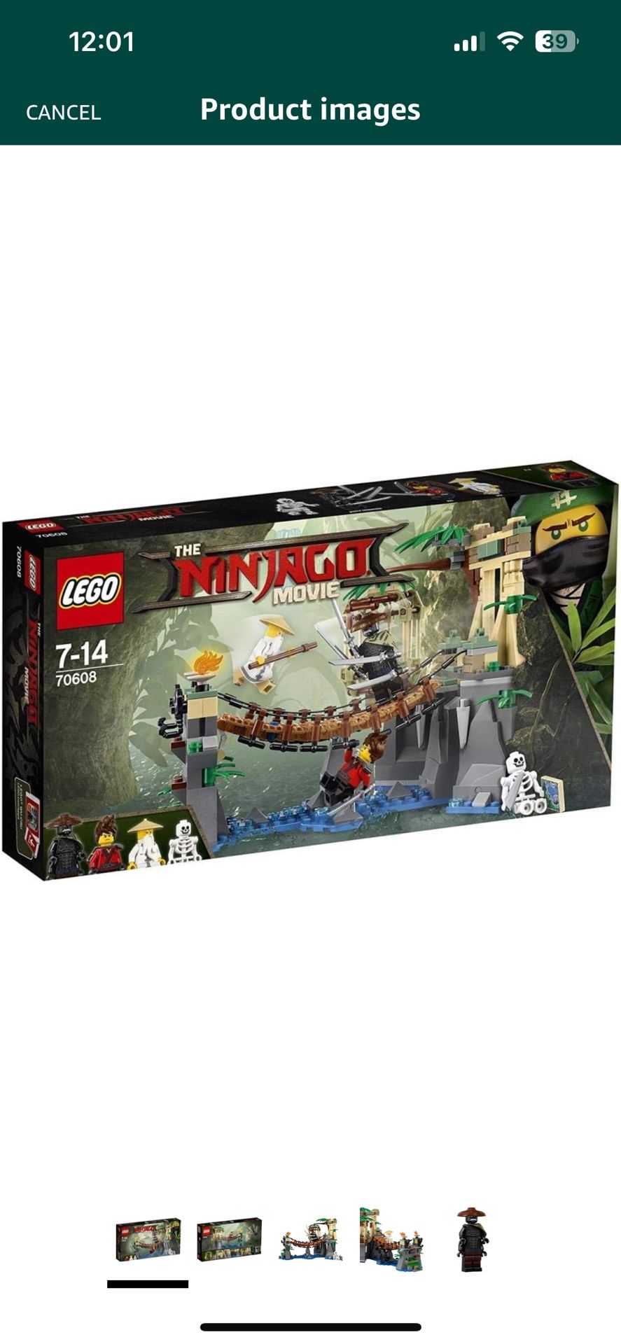LEGO 70608 Ninjago Movie - Master Falls Building Kit (312 Piece)