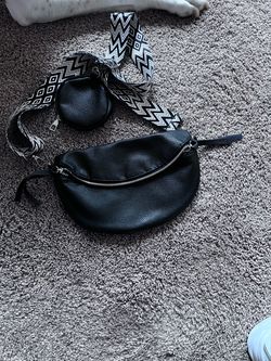 Leather bag with Chang purse