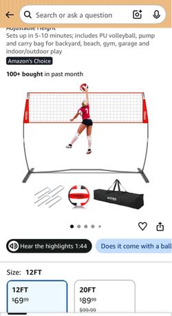 Volleyball net