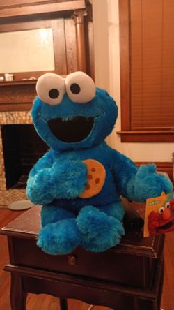 Brand new Cookie monster stuff animal plush firm price $20 pick up only all sales are final pick up only 865 Ellsworth avenue right off of East Livi