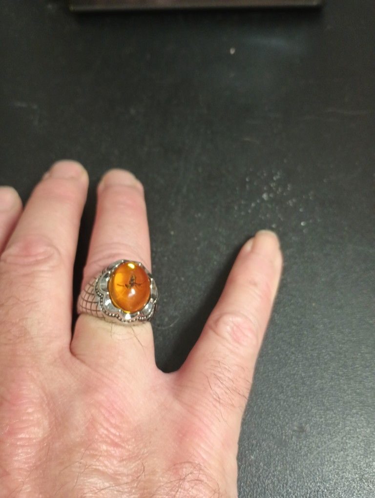 Simulated Amber Ring