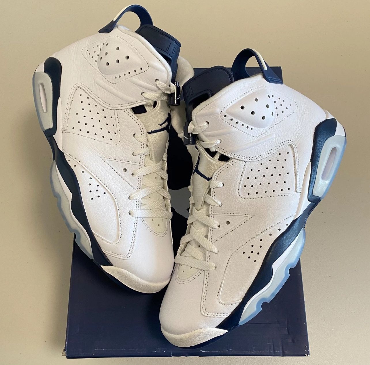 Size 11 - Nike Air Jordan 6 Retro Midnight Navy 2022 CT8529-141 New
