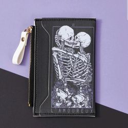 Dark Skeleton & Letter Card Holder
