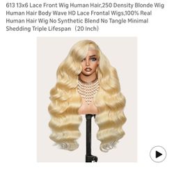 Brand New : 13x6 Lace Front Wig Human Hair