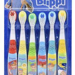 Blippi 6-Pack Manual Toothbrushes $5.00