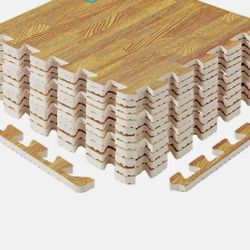 12 Interlocking Floor-Protecting Soft EVA Foam Tiles Mats for Exercise