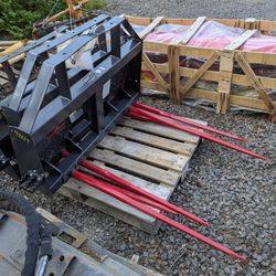 Skid Steer or Tractor Hay Bale Spear