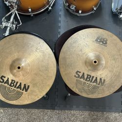 14in Sabian B8 hi-hats