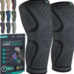 Modvel Compression Knee Brace for Women & Men, 2-Pack Knee Brace 