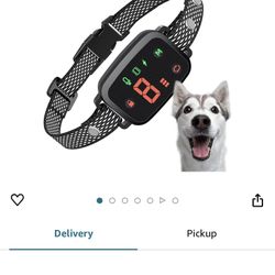 COHHFWPD Dog Bark Collar, Rechargeable Anti Bark Collar, Automatic Barking Collar, 8 Adjustable Sensitivity with beep, Vibration and Shock, Bark Shock