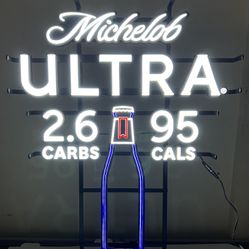 Michelob Ultra led neon beer sign (new)