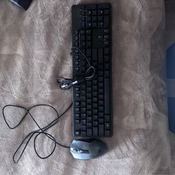 Gaming keyboard and mouse