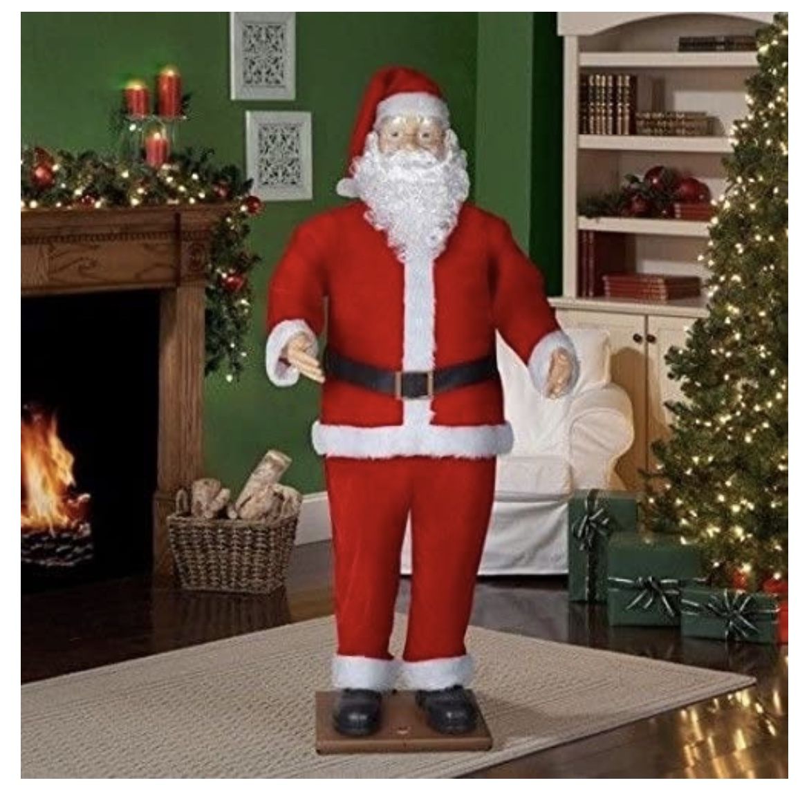 Tall Dancing Santa