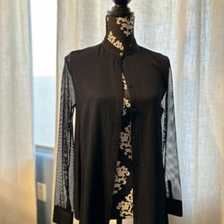 Black Gothic Rock & Republic Top 