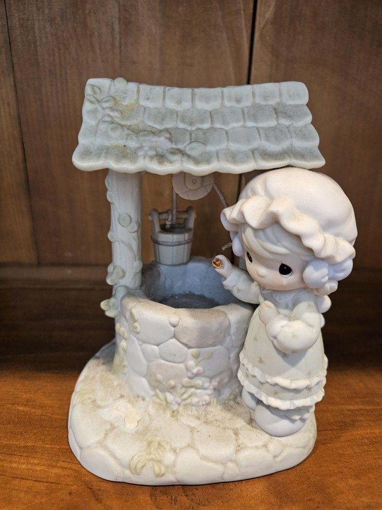 Precious Moments Musical " Wish You Were Here" Figurine