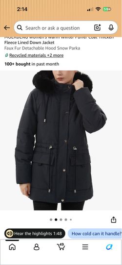 New Winter Women Jacket Large
