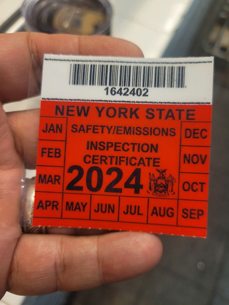 2024 Nys Inspection Sticker Color Letty Olympie