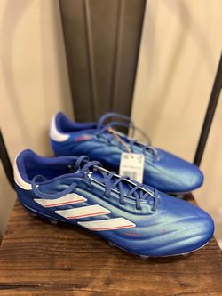 Adidas Copa Pure 2.1 FG Blue Soccer Cleats IE4894 Men's Size 11