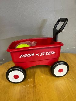 Radio Flyer 2-in-1 Wagon with Garden Tools Push Walker