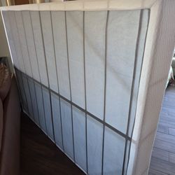 Hueiis Queen Box Spring 9 Inch High Profile Strong Metal Frame Mattress Foundation