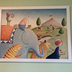 Framed Alison Jay Print (33”x43”)