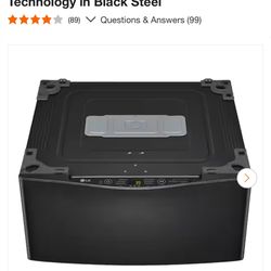 LG 29 in. 1.0 cu. ft. SideKick Laundry Pe destal Wa
