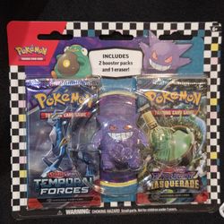 Pokemon TCG Gengar Eraser Blister Pack Sealed