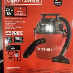 craftsmen wet/dry vacuum 