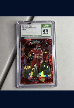 2020 Prizm Patrick Mahomes Red Ice 