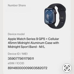 Apple Watch 9 W/Celler