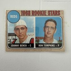 Johnny Bench 1968 Topps Rookie card￼