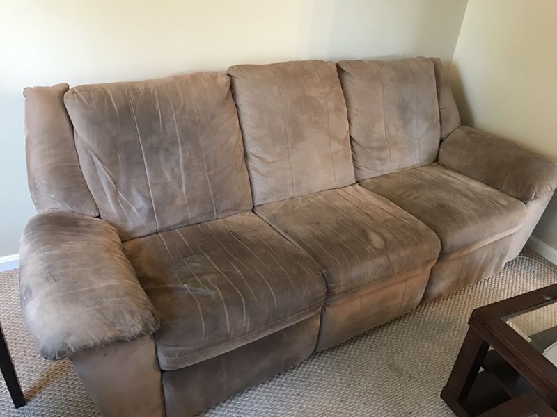 Two reclinable couches for sale