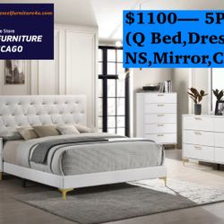 🌺 FREE DELIVERY 🌺Brand New 5PC Queen Size Bedroom Set 