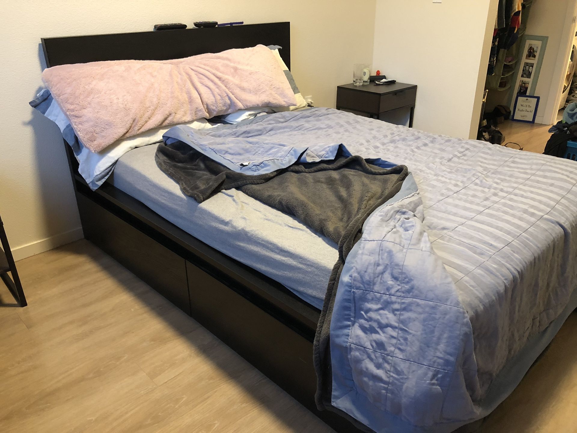 IKEA full sized Malm bed