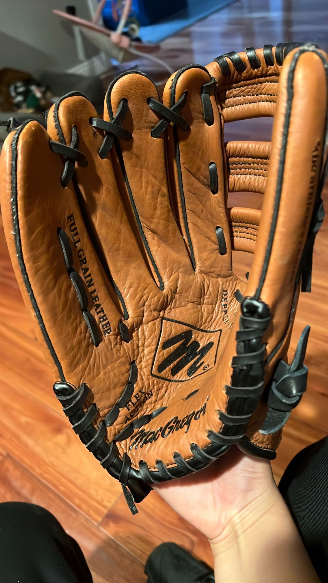 Left Hand Baseball Glove.