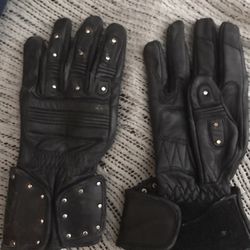 New Heavy Leather Harley Davidson Gloves Only $50 Firm