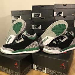 Jordan 3 Pine Green 