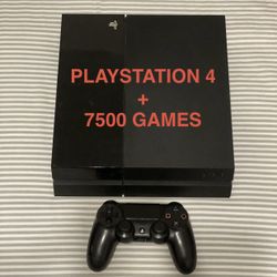 PS4 + 4TB HARD DRIVE Loaded With Iver 7500 GAMES