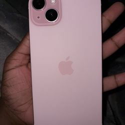 Pink iPhone 15 Plus 