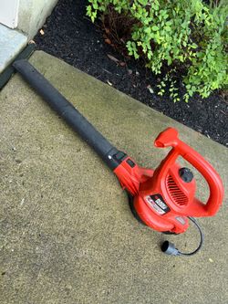Black & Decker LeafHog Electric Blower!