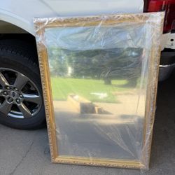 Gold Vintage Mirror NEW