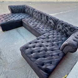 Black Sectional Sofa Couch