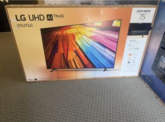 75 Tv $55 Down On Financing Six Month Warranty, Free Delivery 75 Tv Lg 4K Smart Hdtv