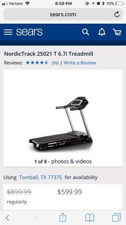 Nordictrack t 6.7 i treadmill manual sales