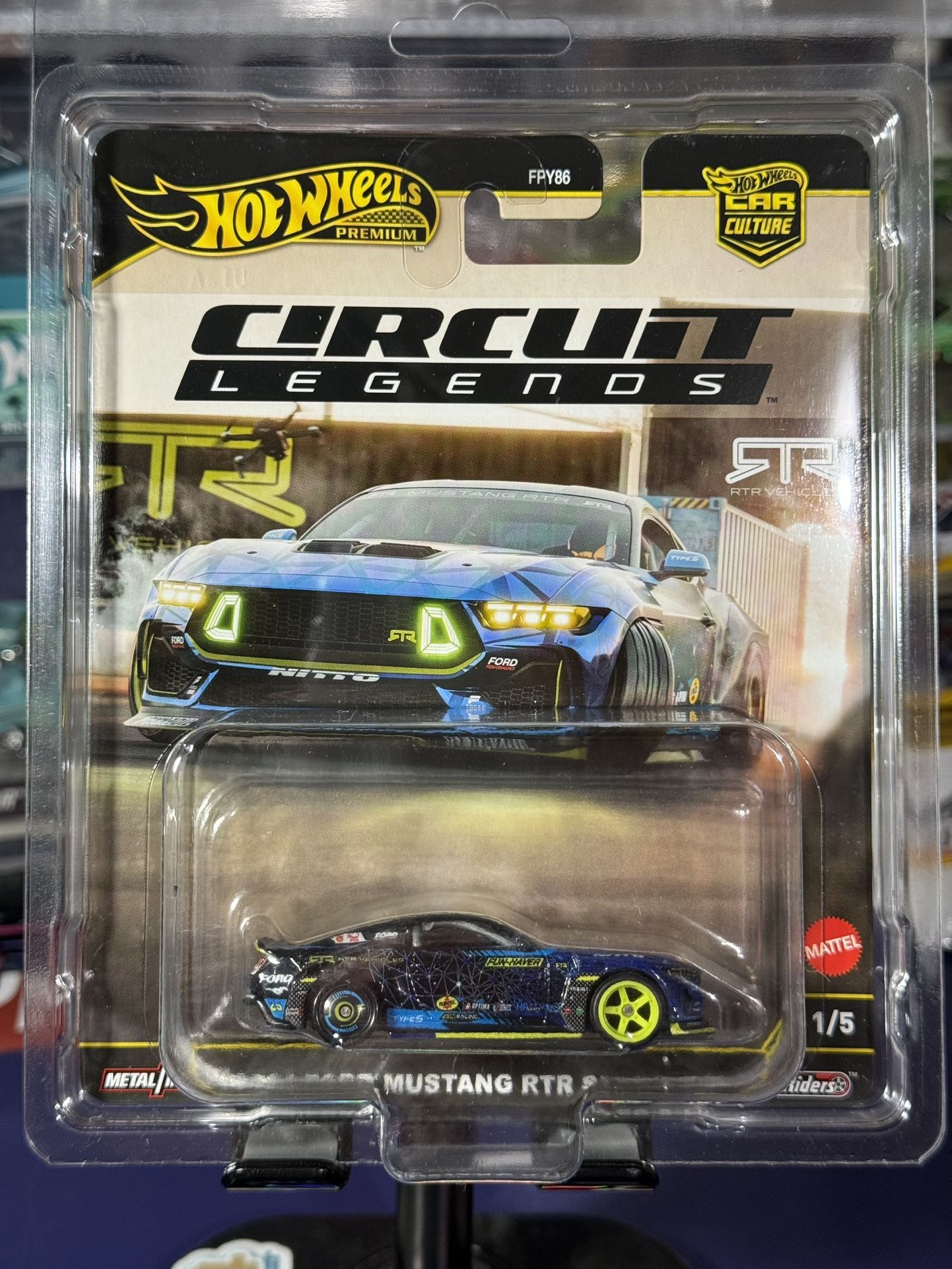 Hotwheels 2024 Ford Mustang RTR Premium