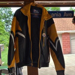 Steelers Leather Coat